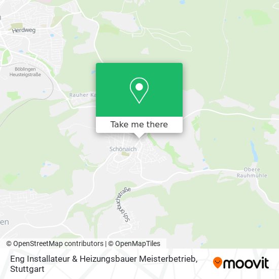 Карта Eng Installateur & Heizungsbauer Meisterbetrieb