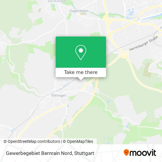 Gewerbegebiet Bernrain Nord map