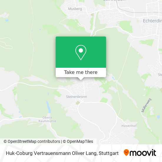 Huk-Coburg Vertrauensmann Oliver Lang map