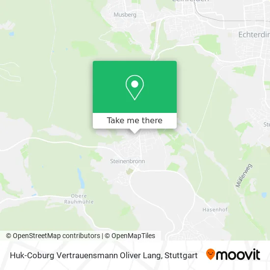 Карта Huk-Coburg Vertrauensmann Oliver Lang