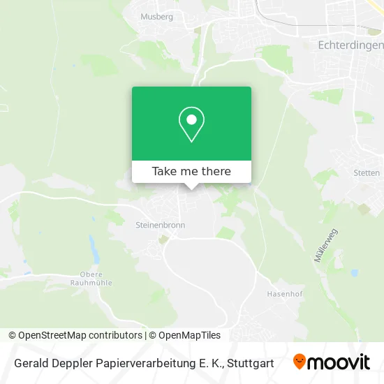 Карта Gerald Deppler Papierverarbeitung E. K.