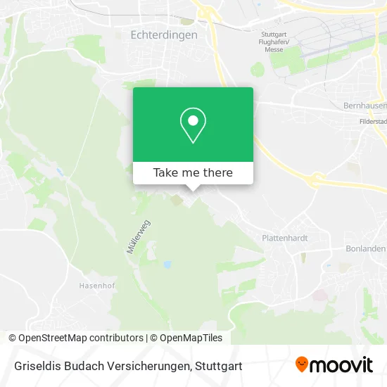 Карта Griseldis Budach Versicherungen