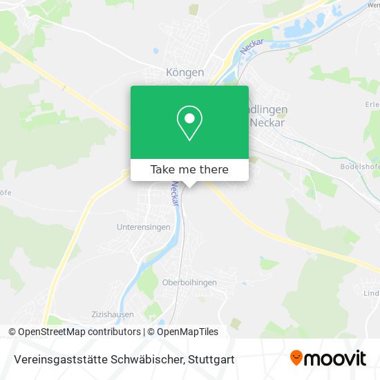 Vereinsgaststätte Schwäbischer map