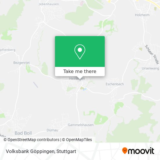 Volksbank Göppingen map