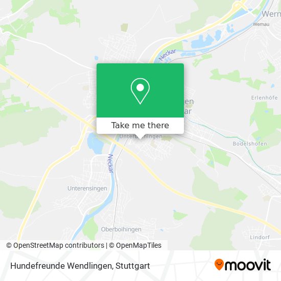 Hundefreunde Wendlingen map