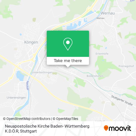 Neuapostolische Kirche Baden- Württemberg K.D.Ö.R map