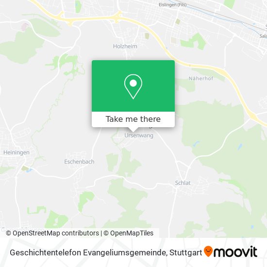Geschichtentelefon Evangeliumsgemeinde map
