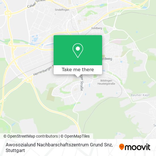 Awosozialund Nachbarschaftszentrum Grund Snz map