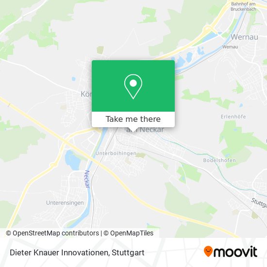 Dieter Knauer Innovationen map