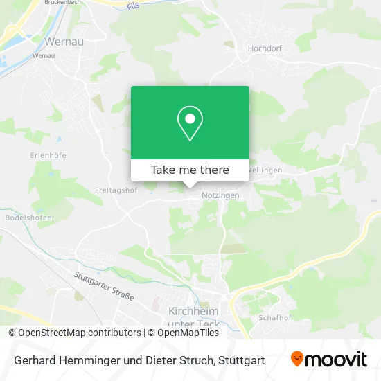 Карта Gerhard Hemminger und Dieter Struch