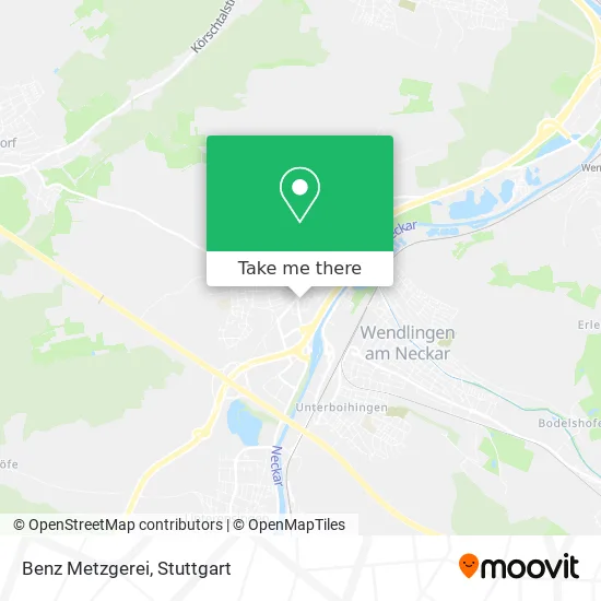 Карта Benz Metzgerei