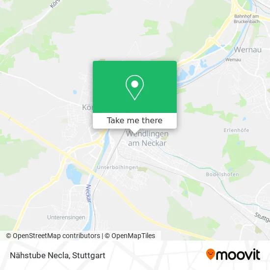 Карта Nähstube Necla