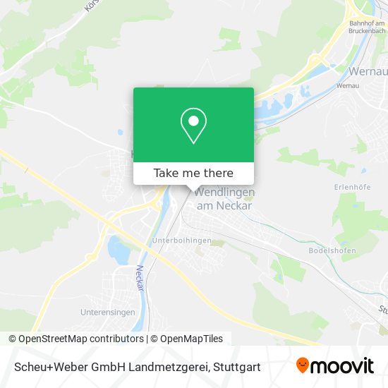 Карта Scheu+Weber GmbH Landmetzgerei