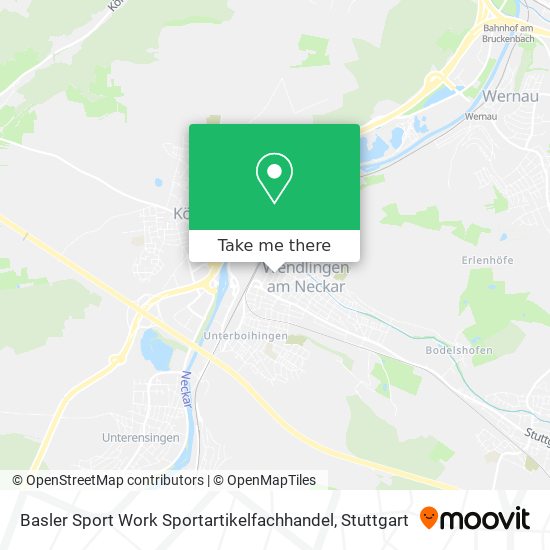 Карта Basler Sport Work Sportartikelfachhandel