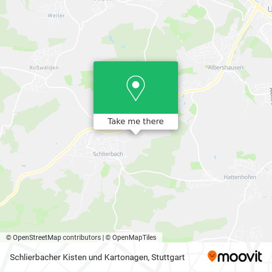 Schlierbacher Kisten und Kartonagen map