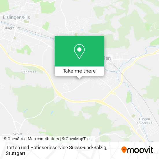 Карта Torten und Patisserieservice Suess-und-Salzig