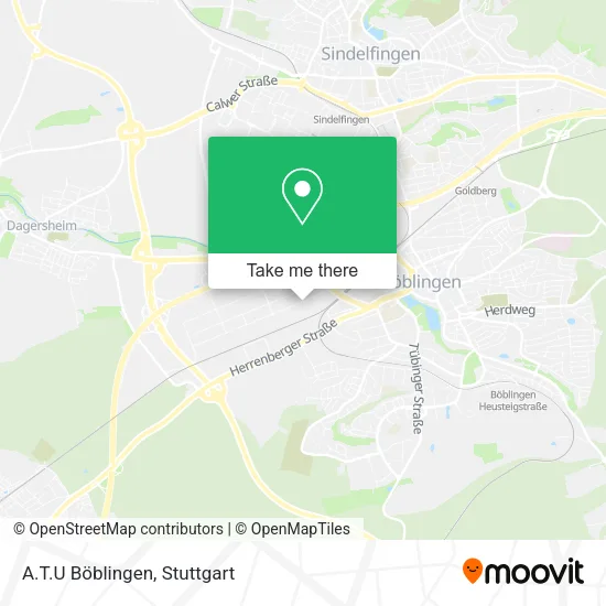 Карта A.T.U Böblingen