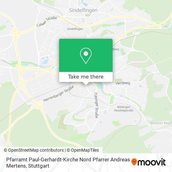 Pfarramt Paul-Gerhardt-Kirche Nord Pfarrer Andreas Mertens map