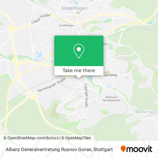 Allianz Generalvertretung Rusnov Goran map