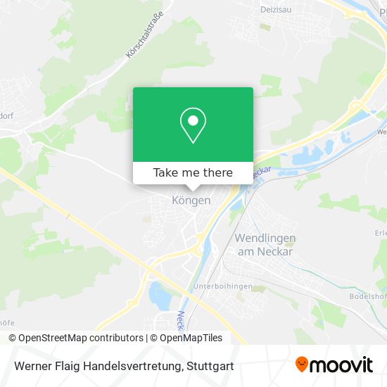 Werner Flaig Handelsvertretung map