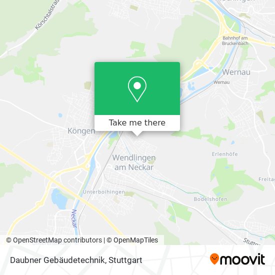 Daubner Gebäudetechnik map