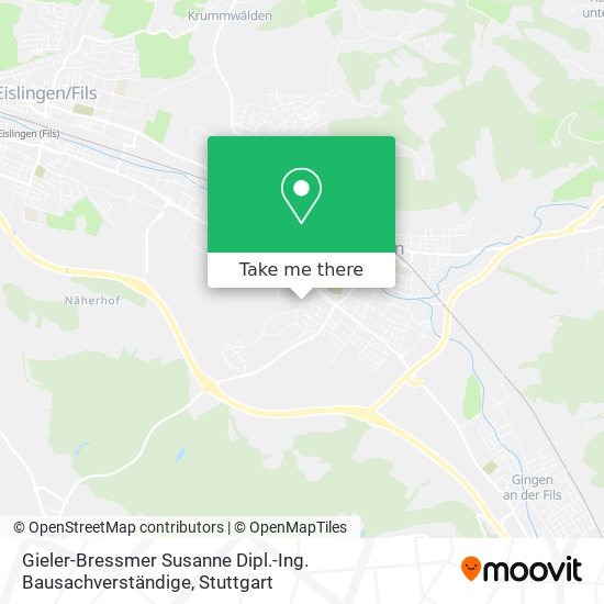 Gieler-Bressmer Susanne Dipl.-Ing. Bausachverständige map