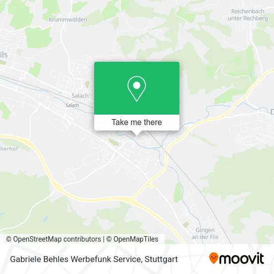 Карта Gabriele Behles Werbefunk Service
