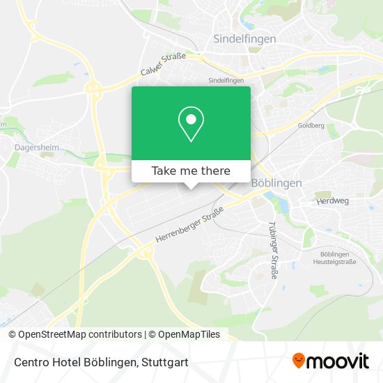 Centro Hotel Böblingen map