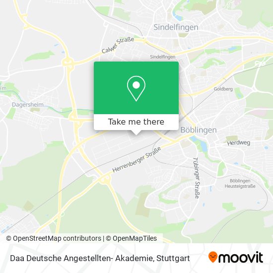 Daa Deutsche Angestellten- Akademie map