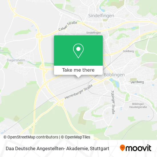 Карта Daa Deutsche Angestellten- Akademie