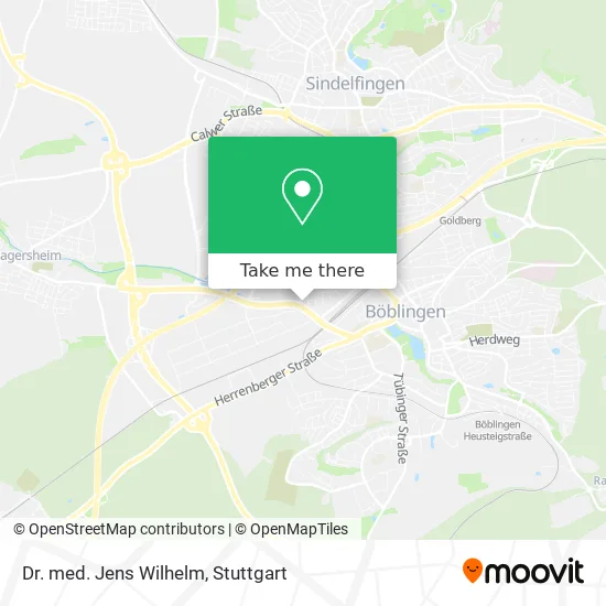 Карта Dr. med. Jens Wilhelm