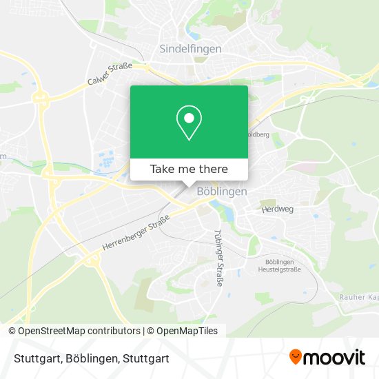 Stuttgart, Böblingen map