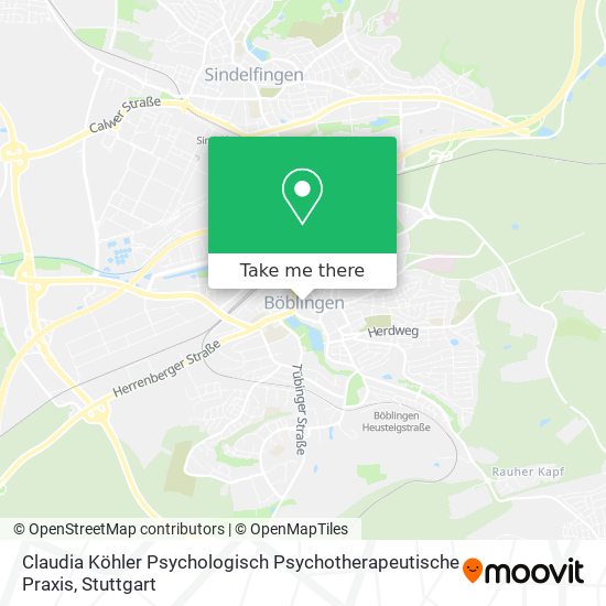 Карта Claudia Köhler Psychologisch Psychotherapeutische Praxis