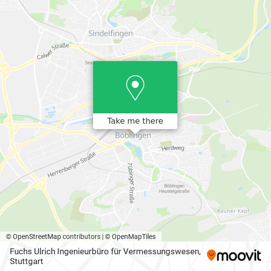 Fuchs Ulrich Ingenieurbüro für Vermessungswesen map