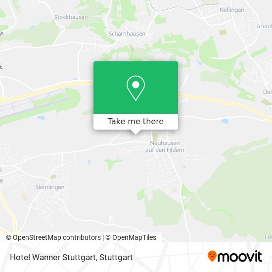 Hotel Wanner Stuttgart map