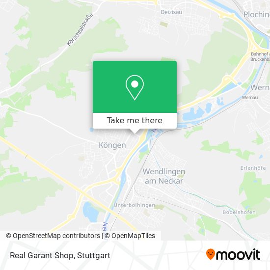 Real Garant Shop map