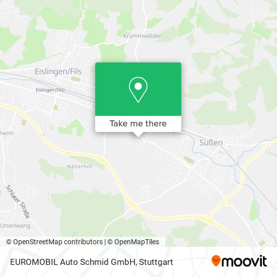 EUROMOBIL Auto Schmid GmbH map