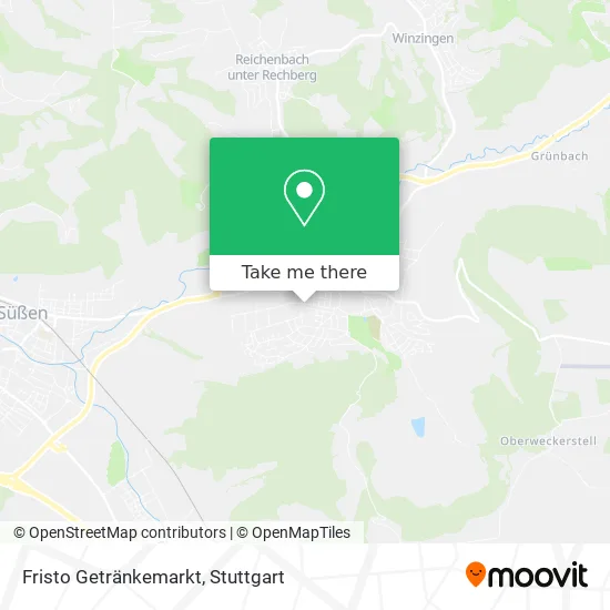 Карта Fristo Getränkemarkt
