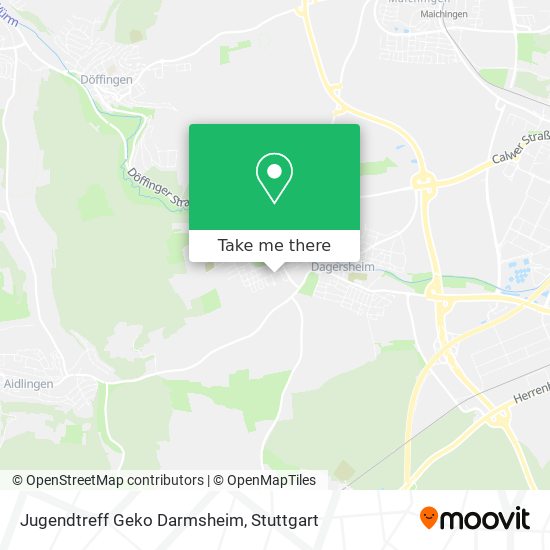 Jugendtreff Geko Darmsheim map