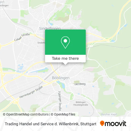 Карта Trading Handel und Service d. Willenbrink
