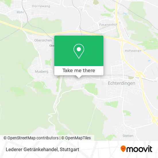 Карта Lederer Getränkehandel