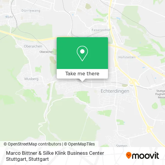 Карта Marco Bittner & Silke Klink Business Center Stuttgart