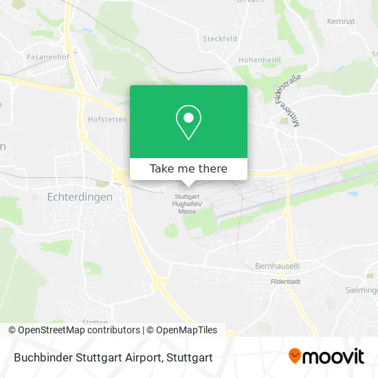 Карта Buchbinder Stuttgart Airport