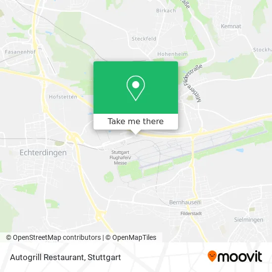 Карта Autogrill Restaurant