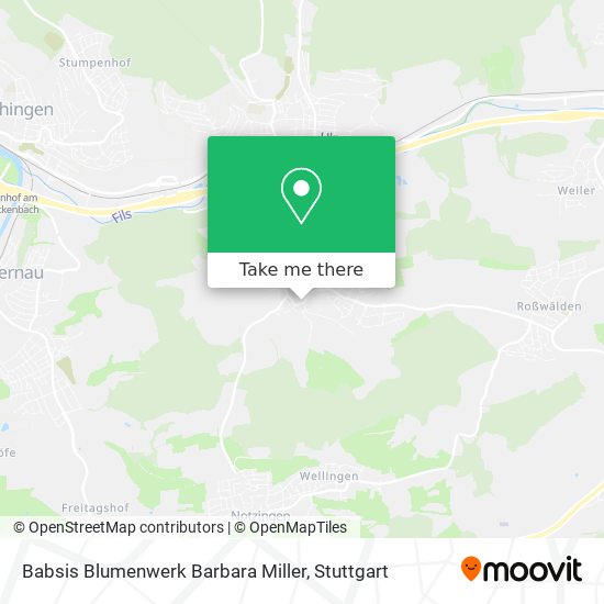 Babsis Blumenwerk Barbara Miller map