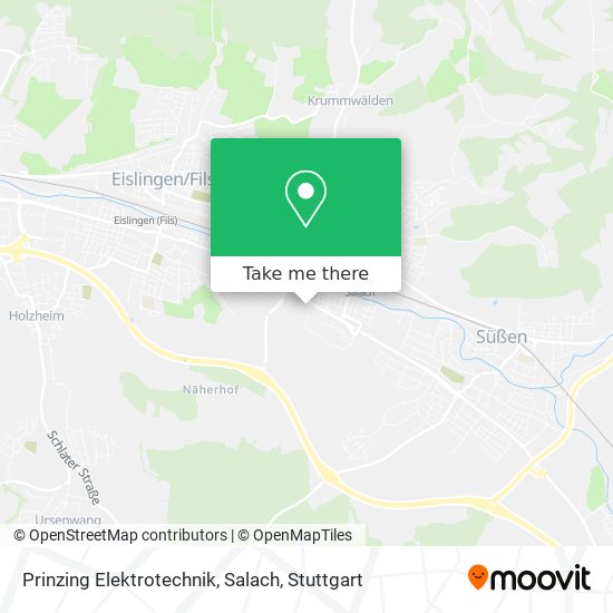 Prinzing Elektrotechnik, Salach map