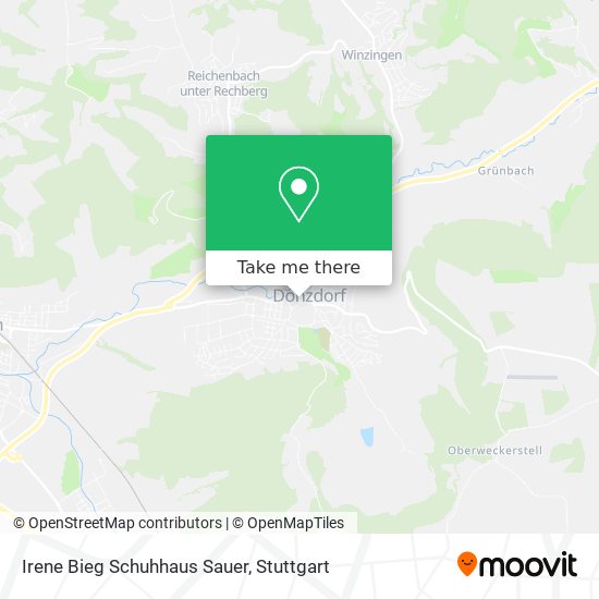 Карта Irene Bieg Schuhhaus Sauer