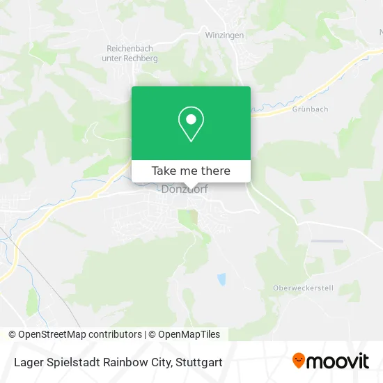 Карта Lager Spielstadt Rainbow City