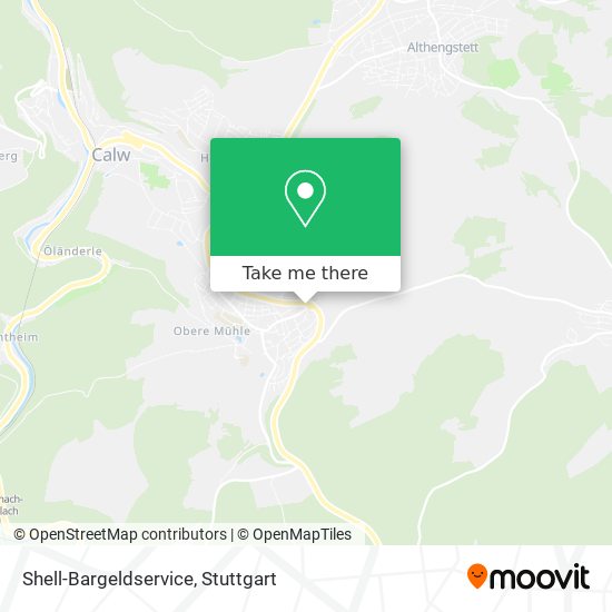 Shell-Bargeldservice map