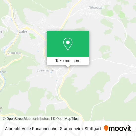 Карта Albrecht Volle Posaunenchor Stammheim